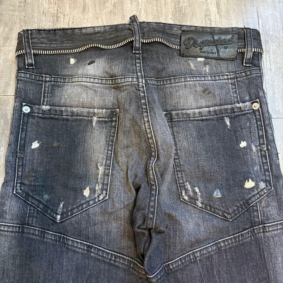 定価9万　DSQUARED2 TIDY BIKER バイカー クラッシュ加工44