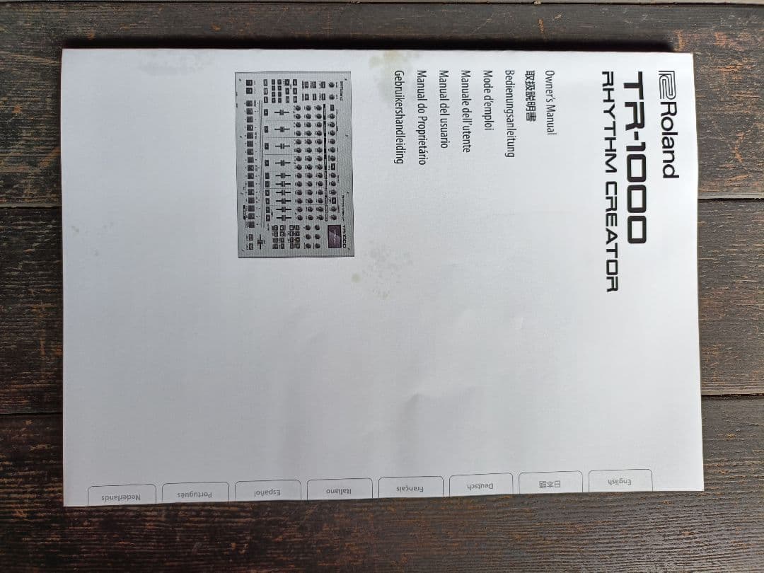 Roland TR-1000 ドラムマシン