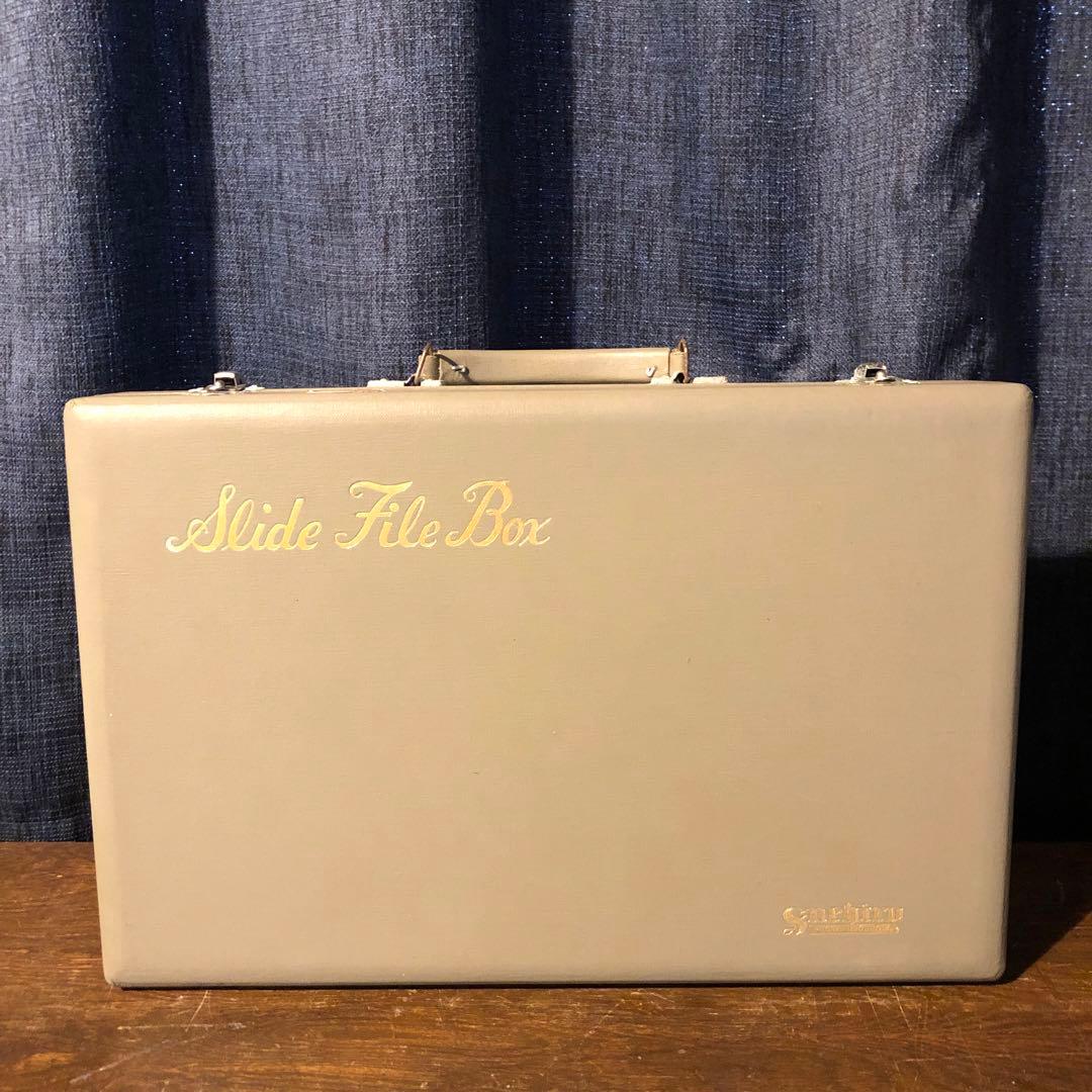 ◆ 希少 昭和 レトロ ビンテージ スライド フィルム ファイル ボックス ◆
