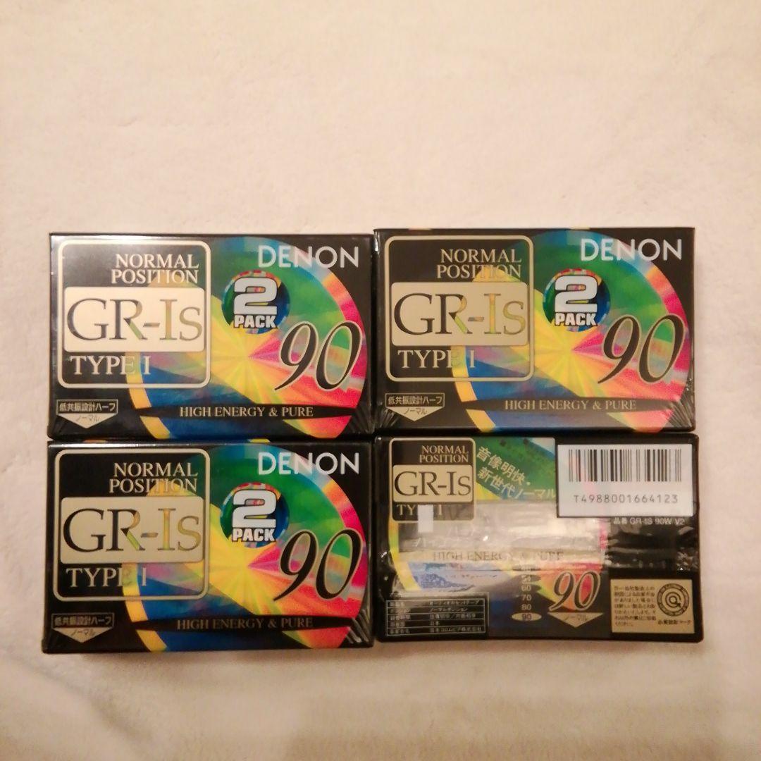 denonカセットテープ　90分×2本×4つ(8本)