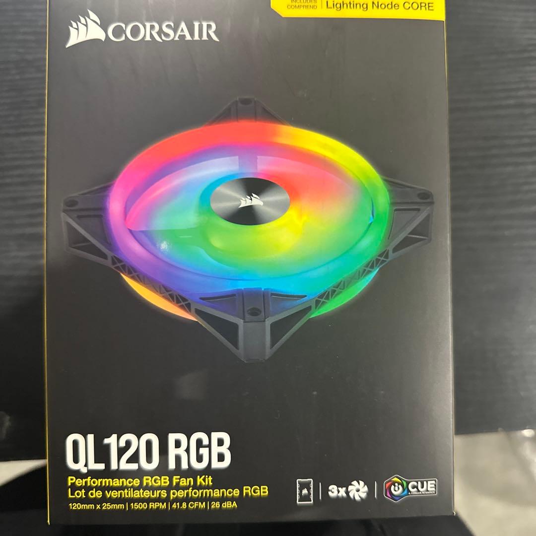 PC用ファン・クーラー Corsair iCUE QL120 RGB