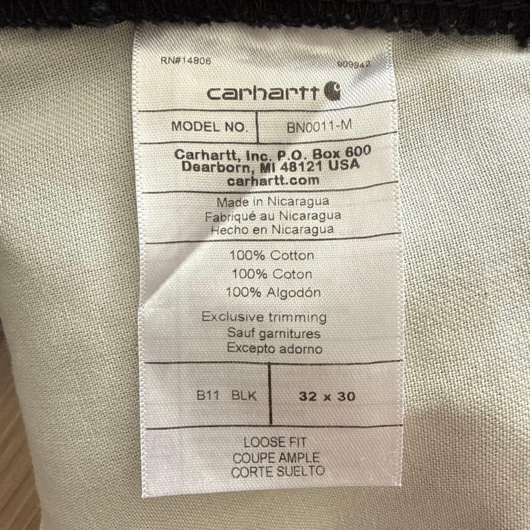 carhartt カーハートワークパンツ 32x30 ブラック