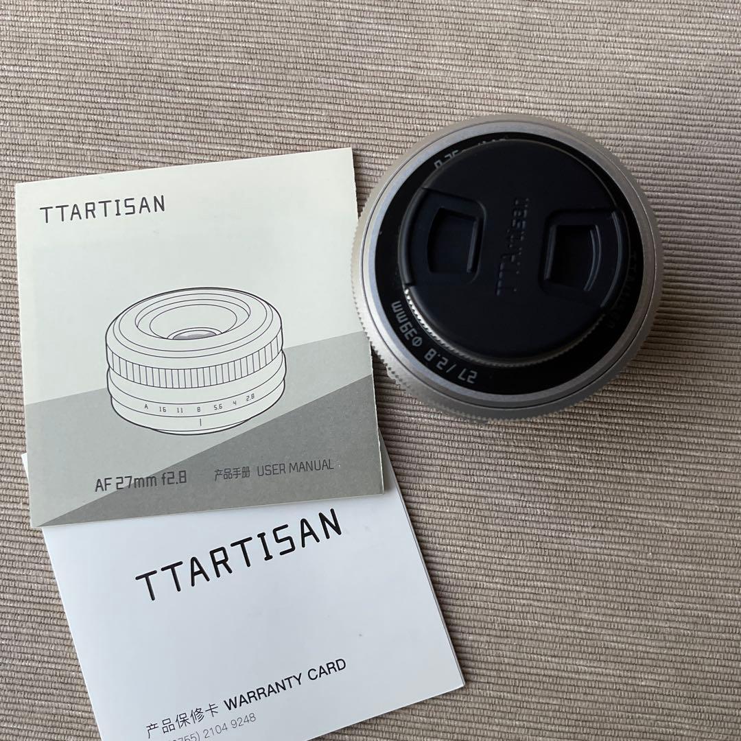 TTARTISAN AF27mm f2.8単焦点レンズ シルバー
