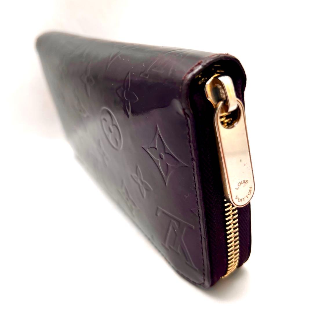 ルイヴィトン ジッピーウォレット ヴェルニ アマラント M93522モノグラム