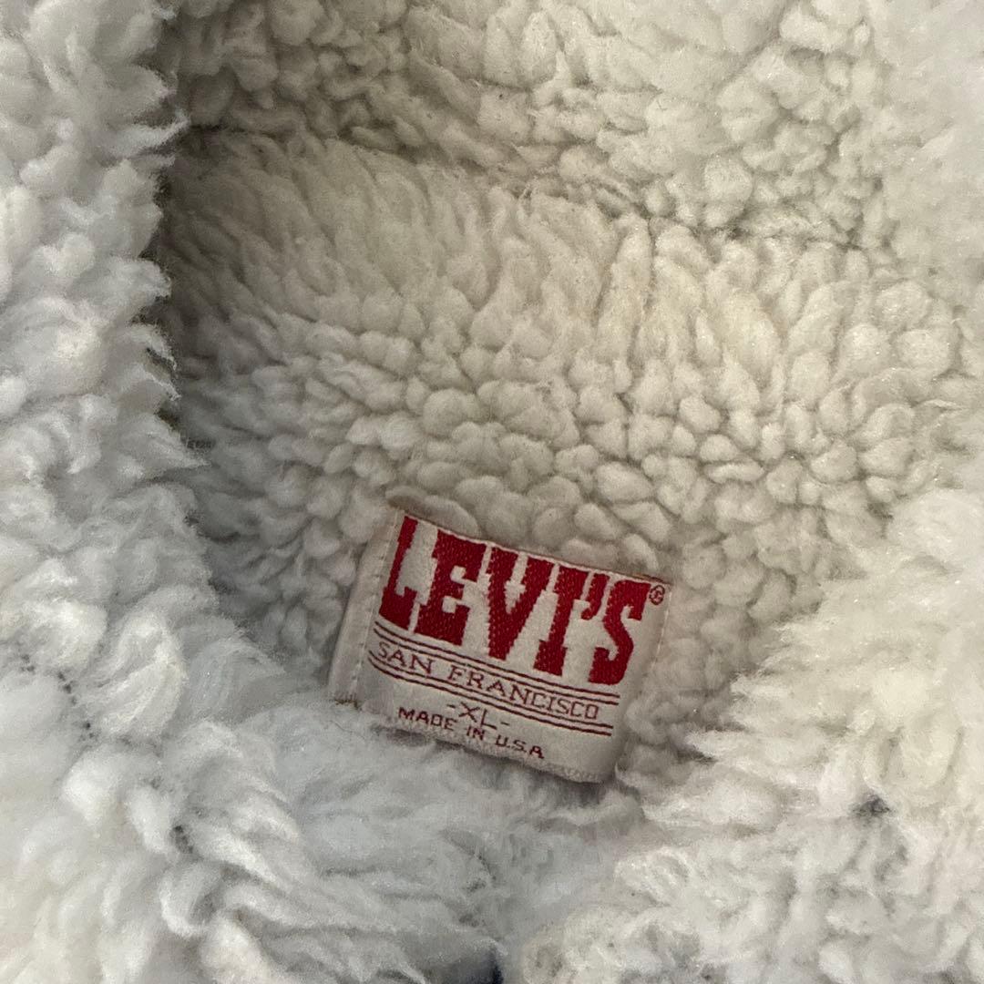 Levi's ブラック ボア　vintage　60511 XL USA製