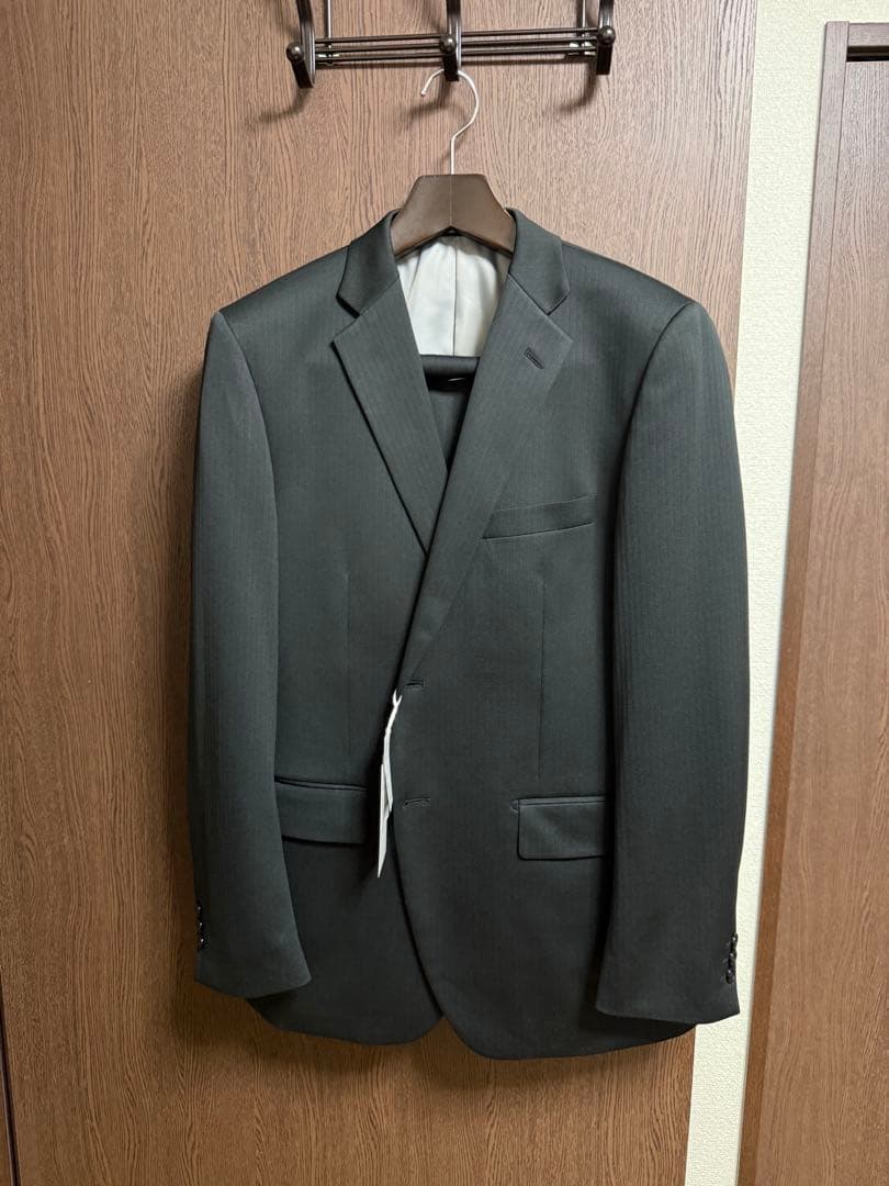 A5新品未使用！着心地抜群！ストレッチ2パンツスーツ！ウォッシャブル！秋冬