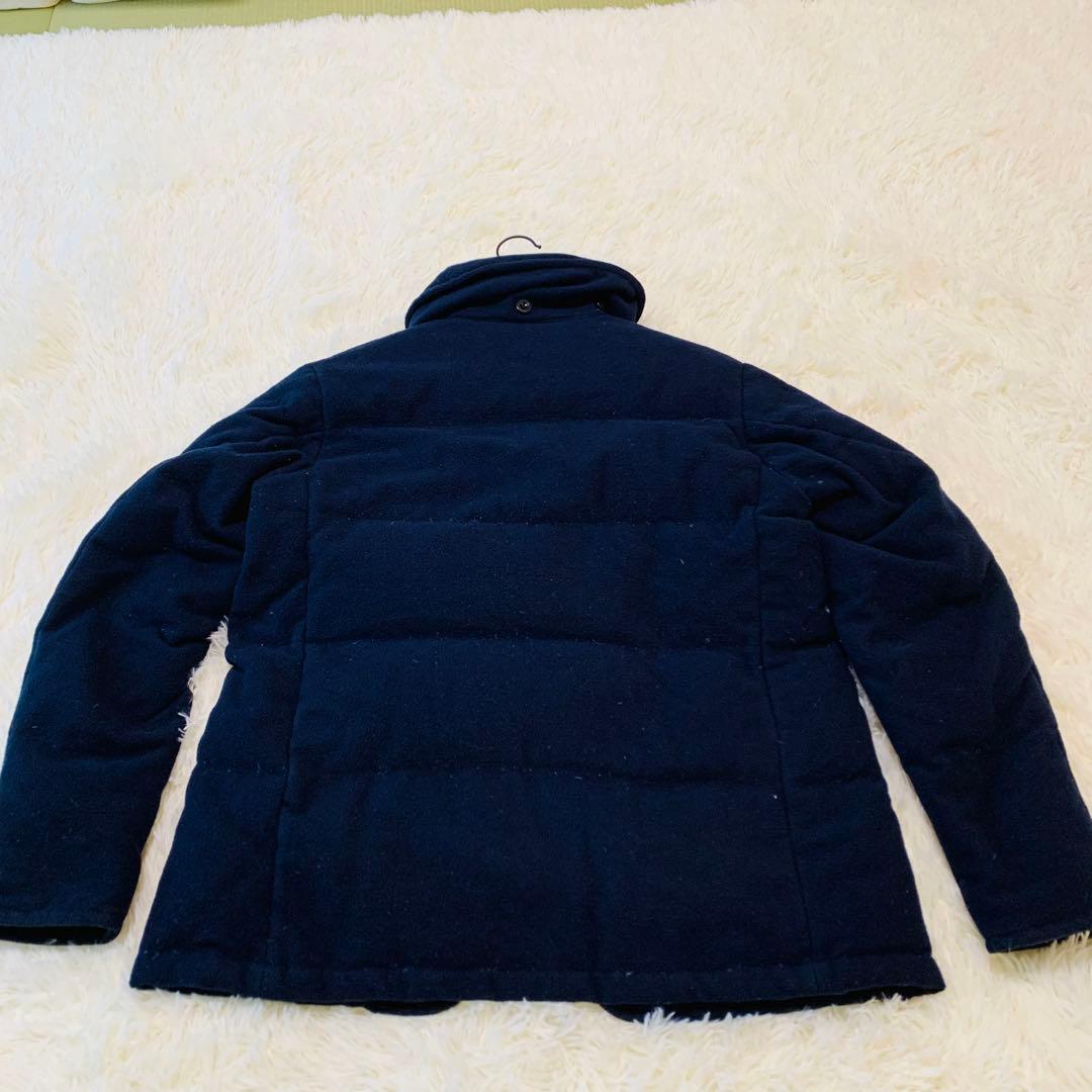DANTON ダントン　ウールモッサ　ネイビー ダウンジャケット　ビームス別注