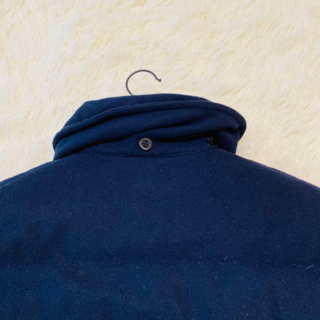 DANTON ダントン　ウールモッサ　ネイビー ダウンジャケット　ビームス別注