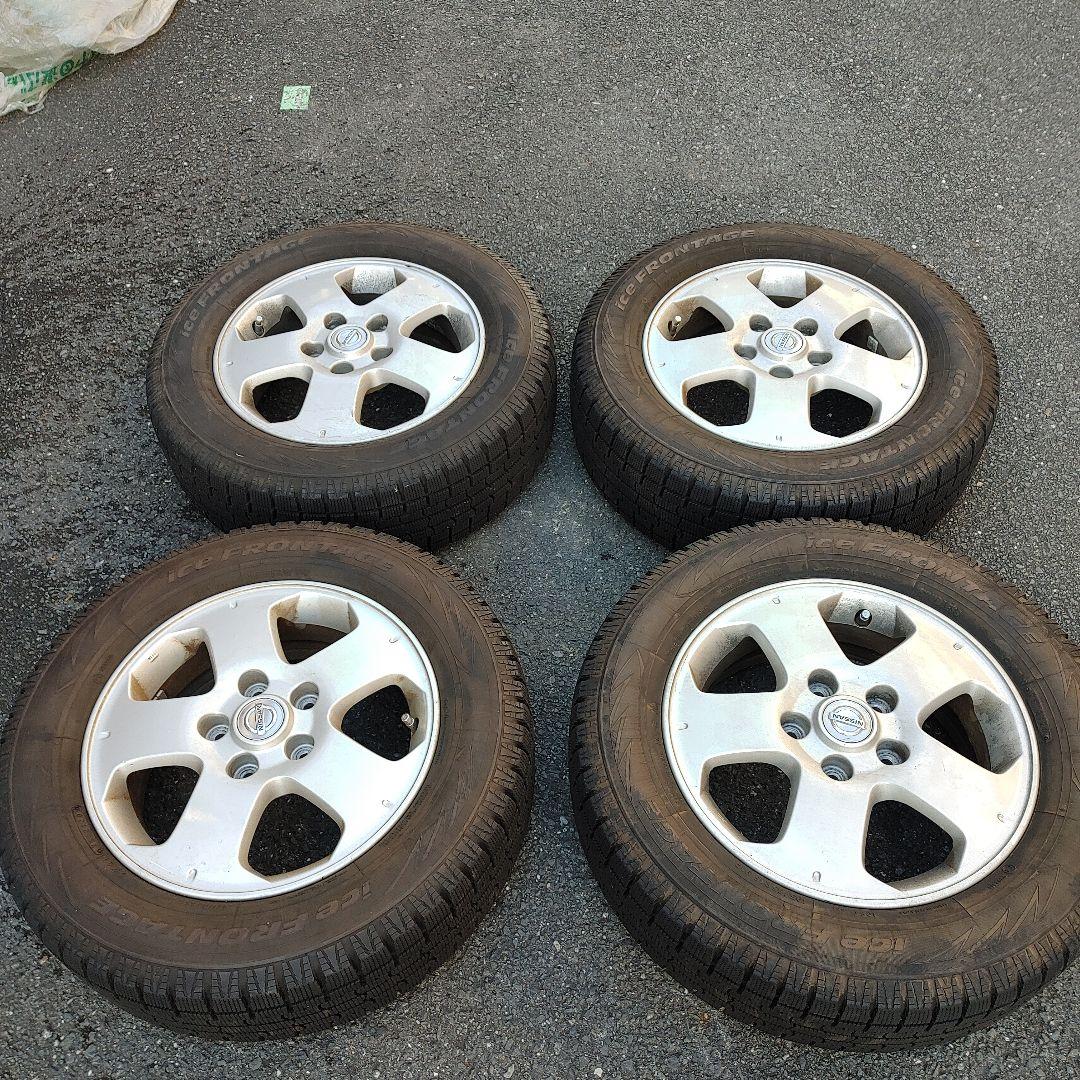 C25 セレナ純正ホイール　スタッドレスタイヤ　トーヨータイヤアイスフロンテージ