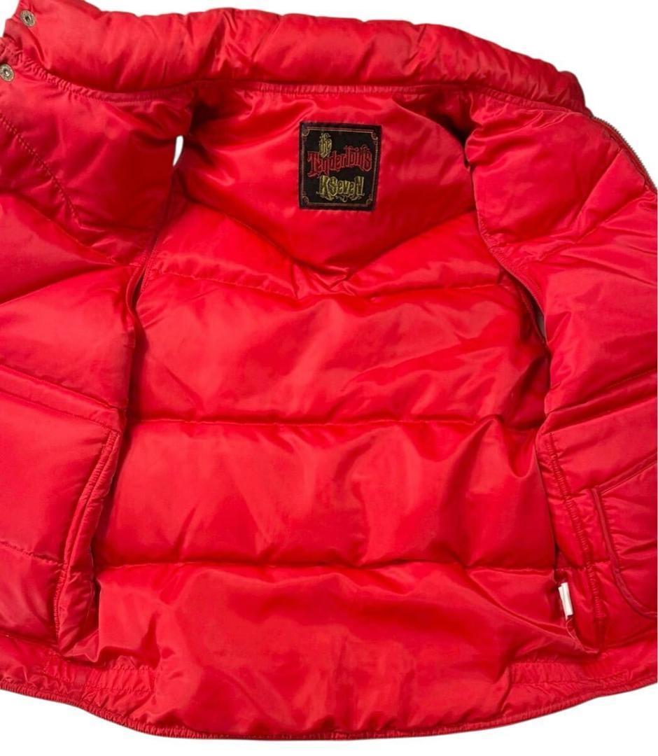 日本製 テンダーロイン ダウンベスト レッド S