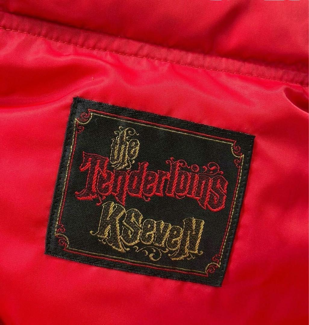 日本製 テンダーロイン ダウンベスト レッド S