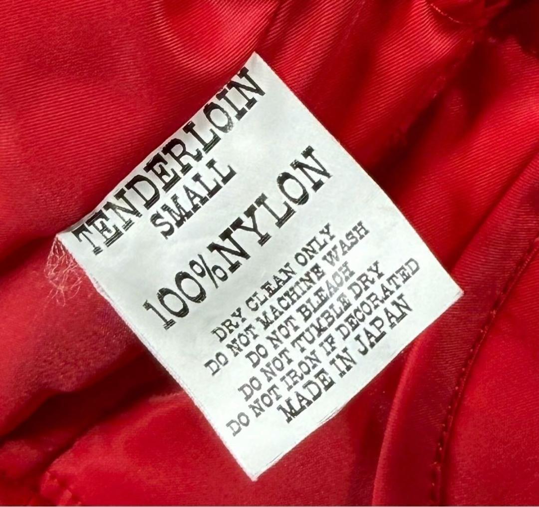 日本製 テンダーロイン ダウンベスト レッド S