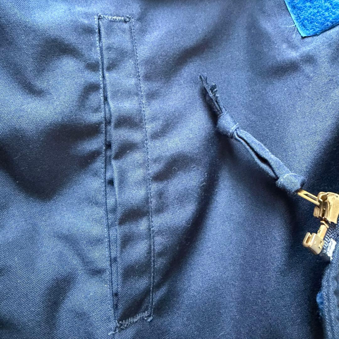 h*9様 US NAVY アラミドデッキジャケット 初期 米軍実物 ステンシル