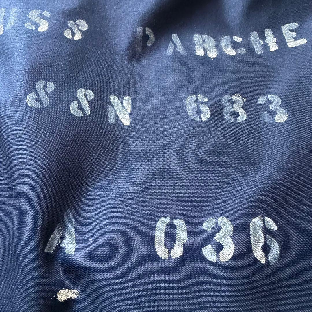 h*9様 US NAVY アラミドデッキジャケット 初期 米軍実物 ステンシル