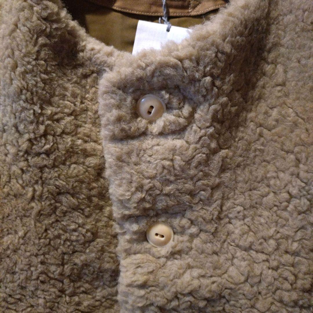 45R　ウールボア×ナイロンのベスト 　サイズ2