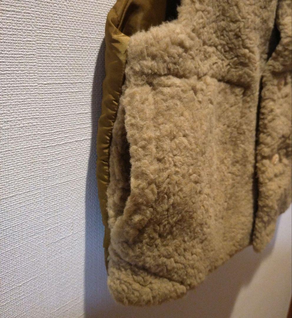 45R　ウールボア×ナイロンのベスト 　サイズ2