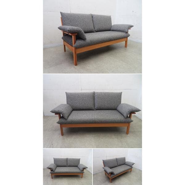 展示品■飛騨産業■キツツキ■チグサ■2人掛けソファ■26万■レッドオーク材■高級