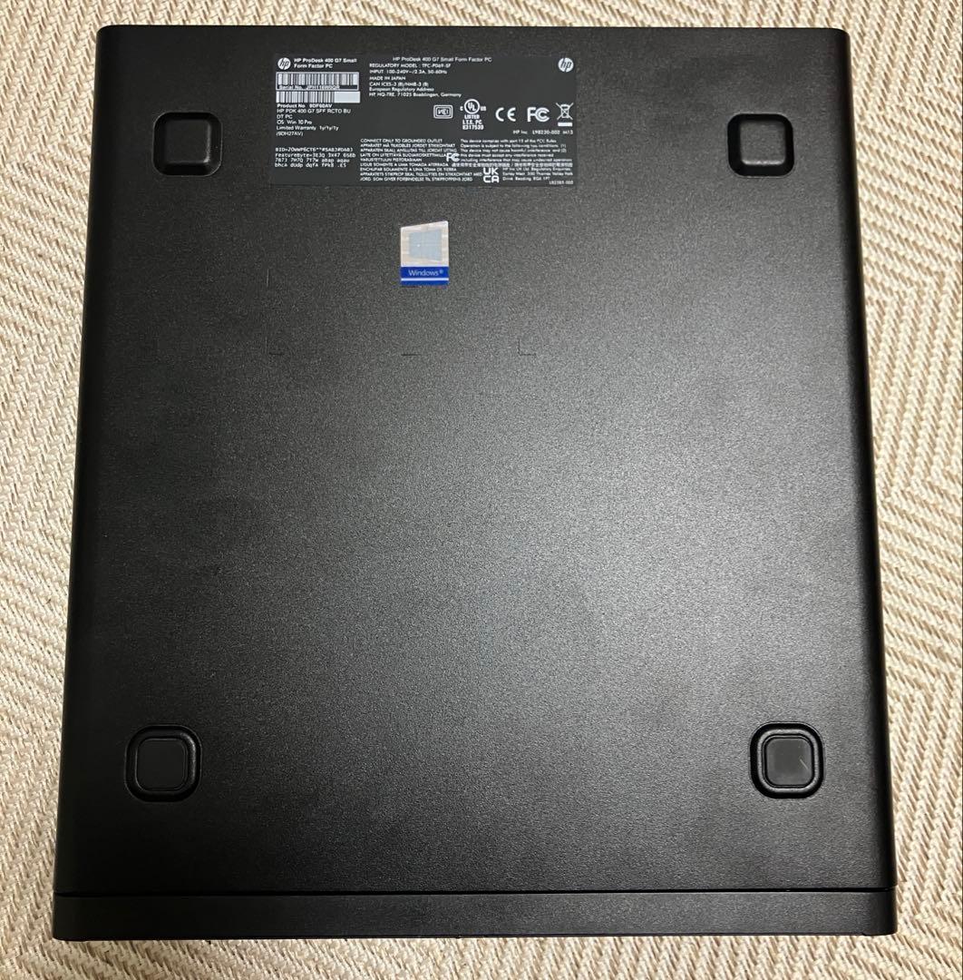 HP製小型デスクトップPC/i5/メモリ16GB/SSD256GB