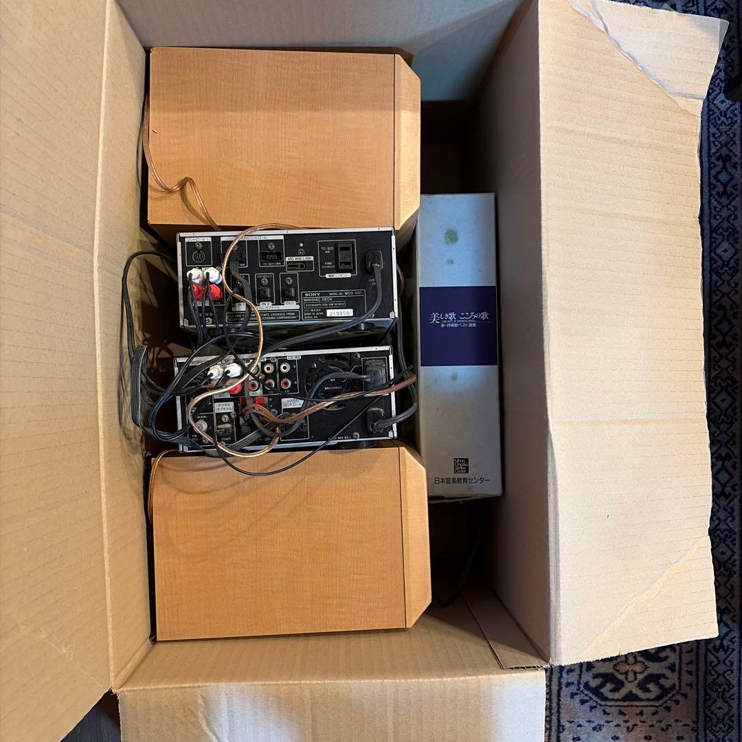 SONY MDS-SD1 コンポとインシュレーター　AT6098