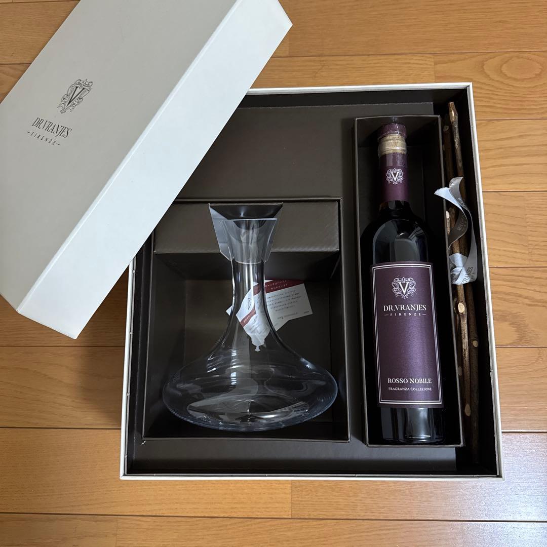 DR.VRANJES ワインディキャンタ 750ml 葡萄の枝スティックセット