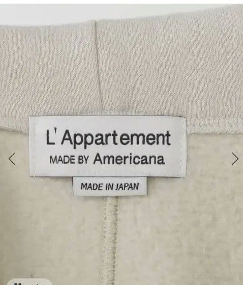 新品　アパルトモン　AMERICANA WIDE FULLZIP HOODIE