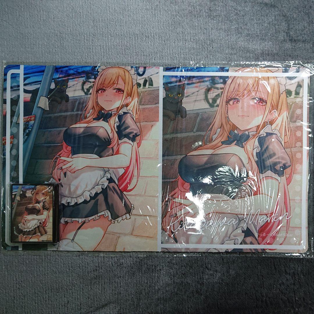 α1 着せ恋 メイド服&黒猫 喜多川海夢 スリーブ&プレイマット