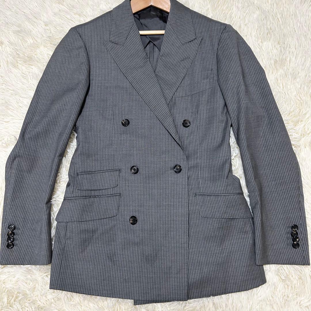 ✨定番品✨シップス ダブルブレスト スーツ セットアップ レダ 高級生地