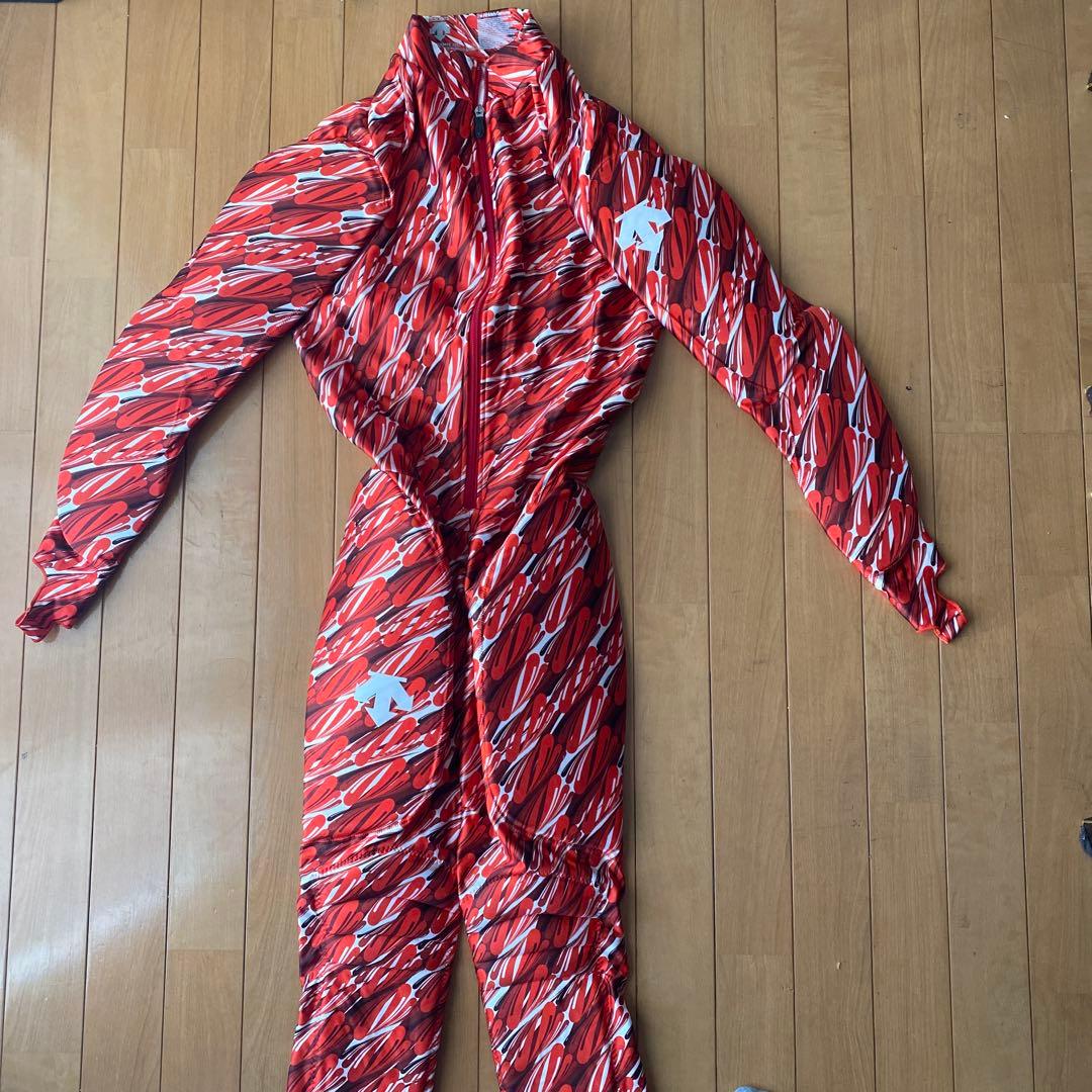 165 ワンピ　競技スキー　デサント　子ども　レディース　レーシングワンピ