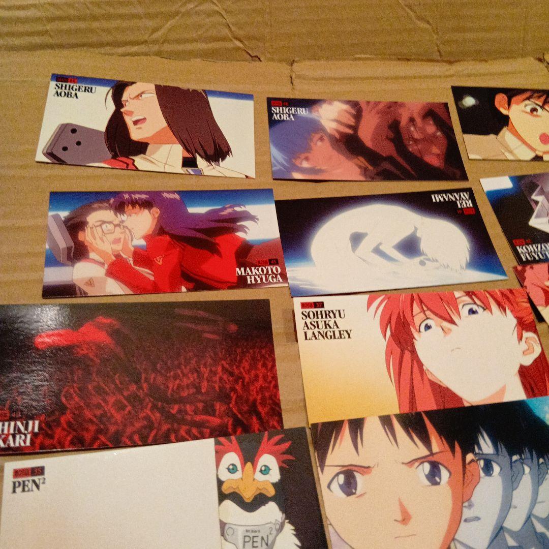 新世紀エヴァンゲリオン ワイド版トレーディングカードセット 80枚ダブり無し