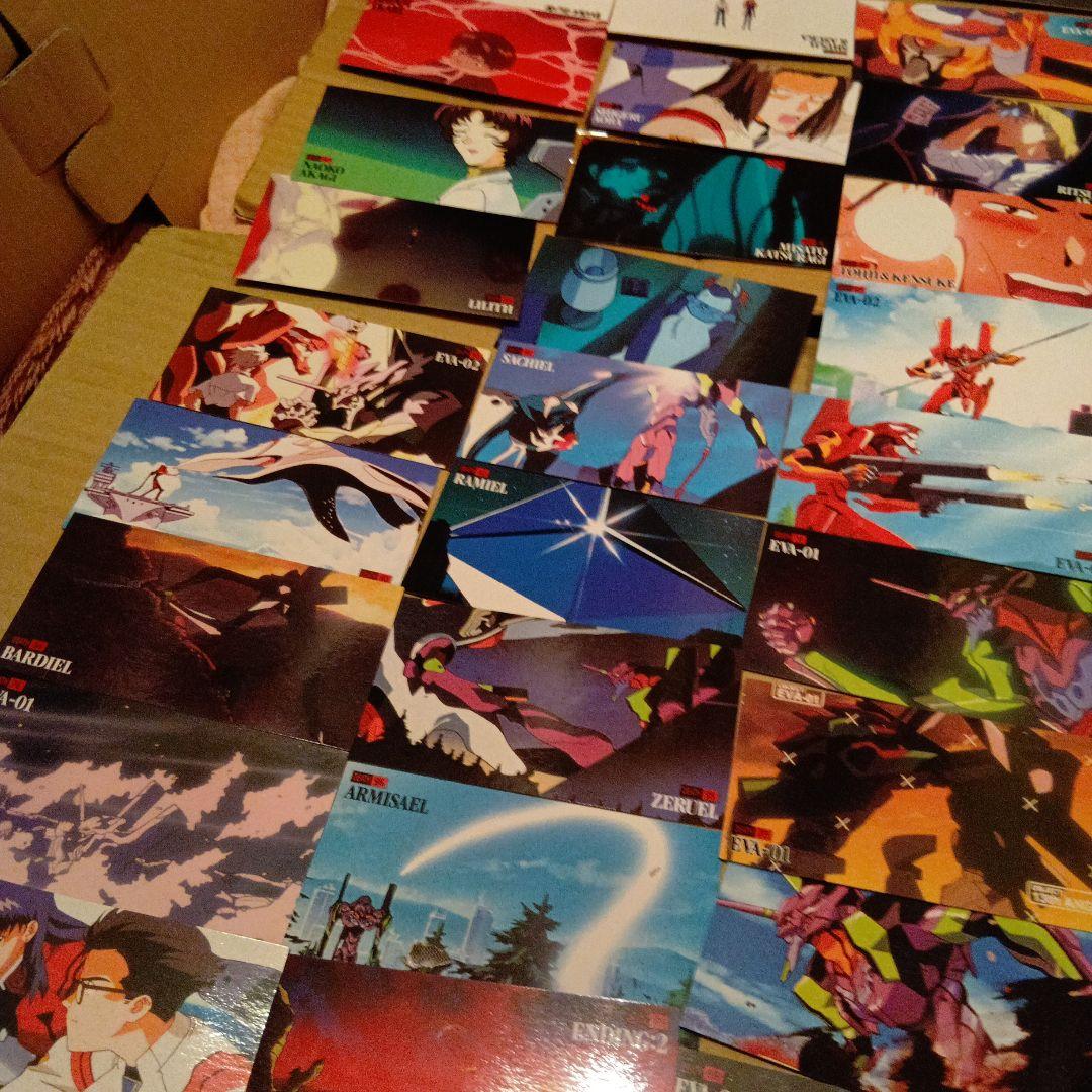 新世紀エヴァンゲリオン ワイド版トレーディングカードセット 80枚ダブり無し