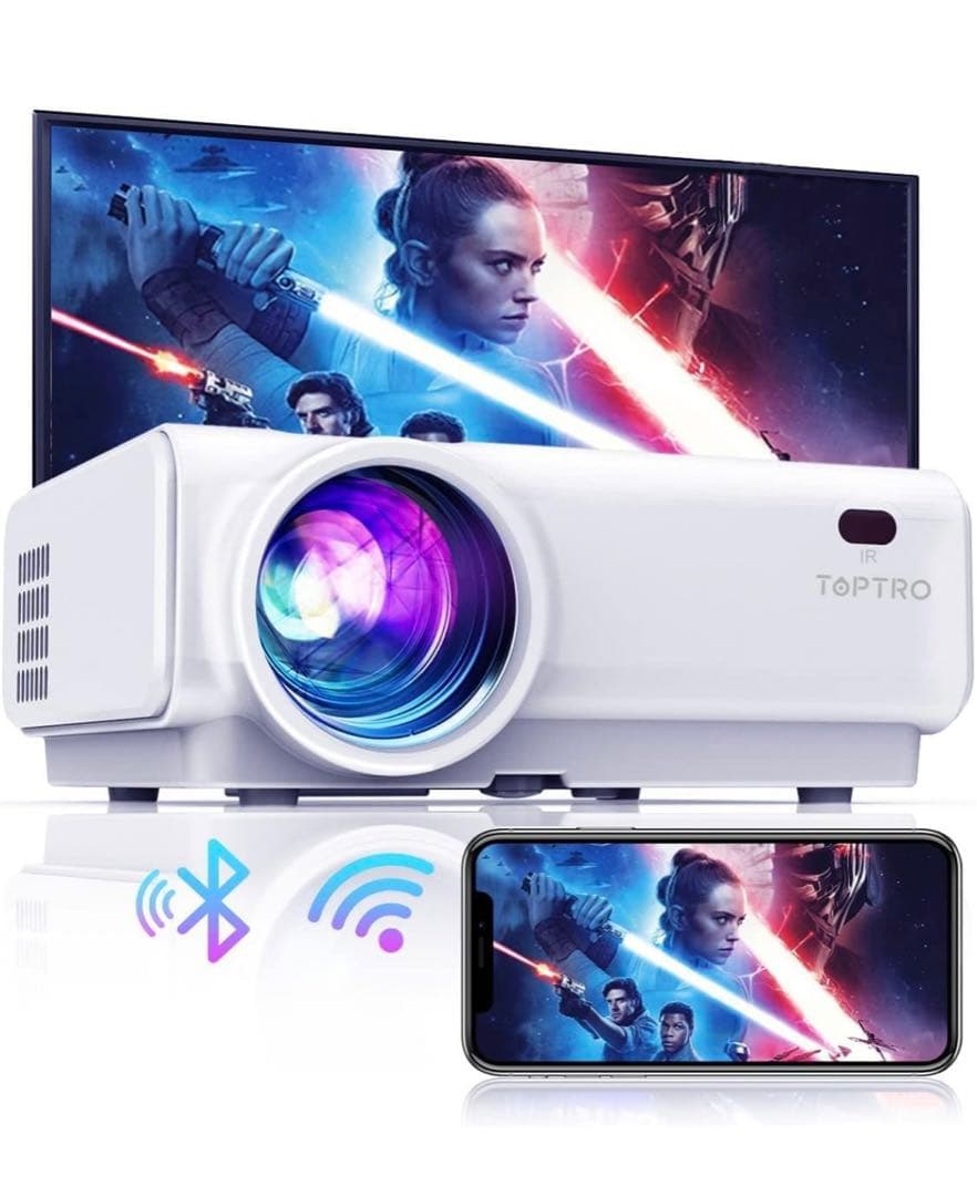 プロジェクター　セット　TOPTRO クリスマス　プレゼント