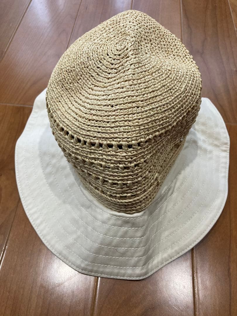 HELEN KAMINSKI ヘレンカミンスキー　コットン&ラフィア　麦わら帽子