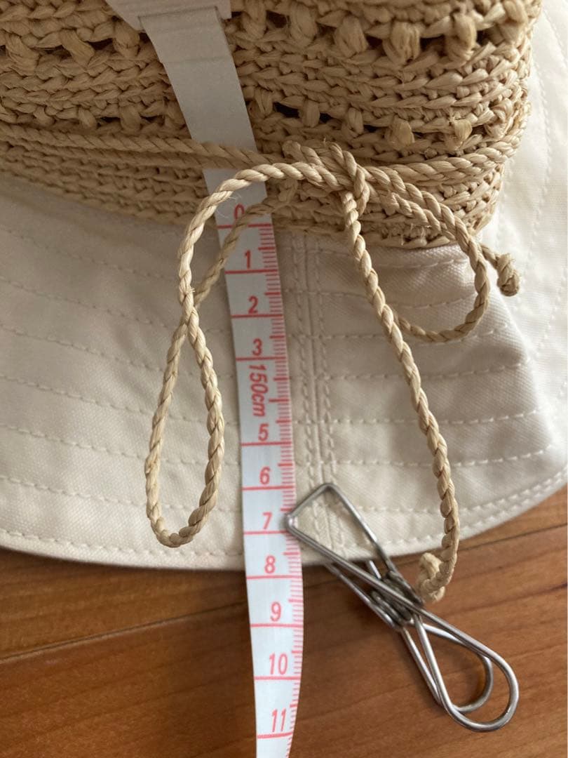 HELEN KAMINSKI ヘレンカミンスキー　コットン&ラフィア　麦わら帽子