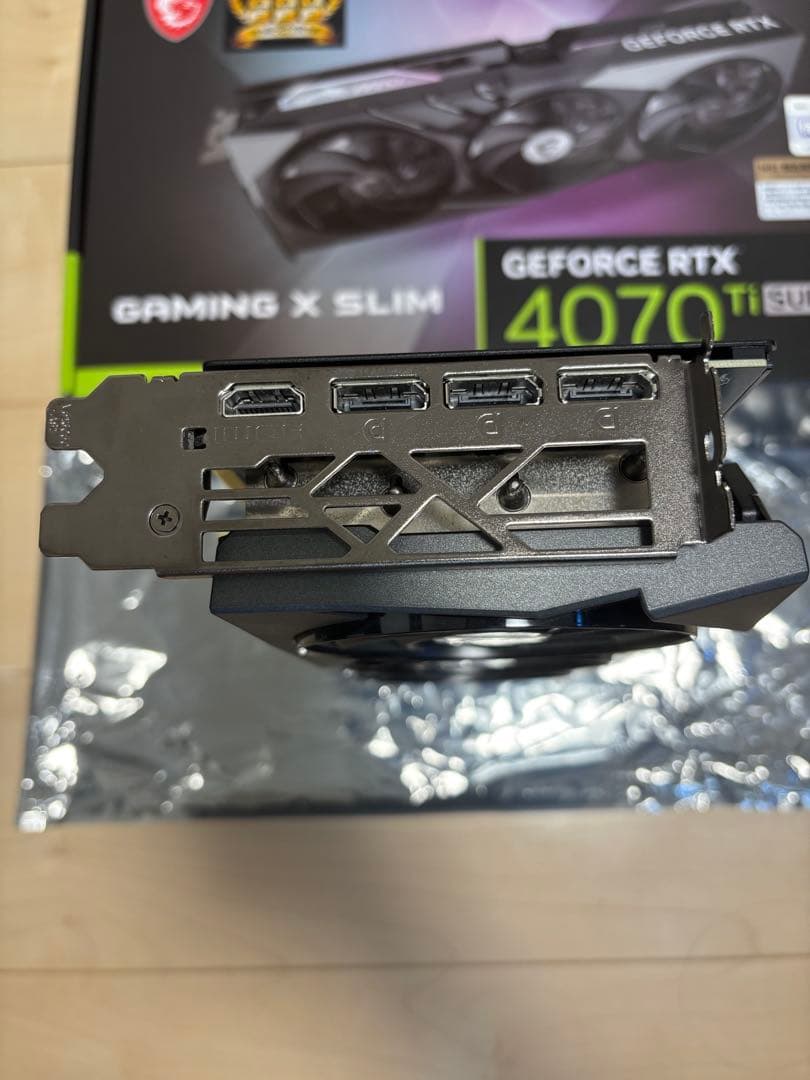 グラフィックボード・グラボ・ビデオカード MSI RTX 4070 Ti SUPER GAMING X SLIM