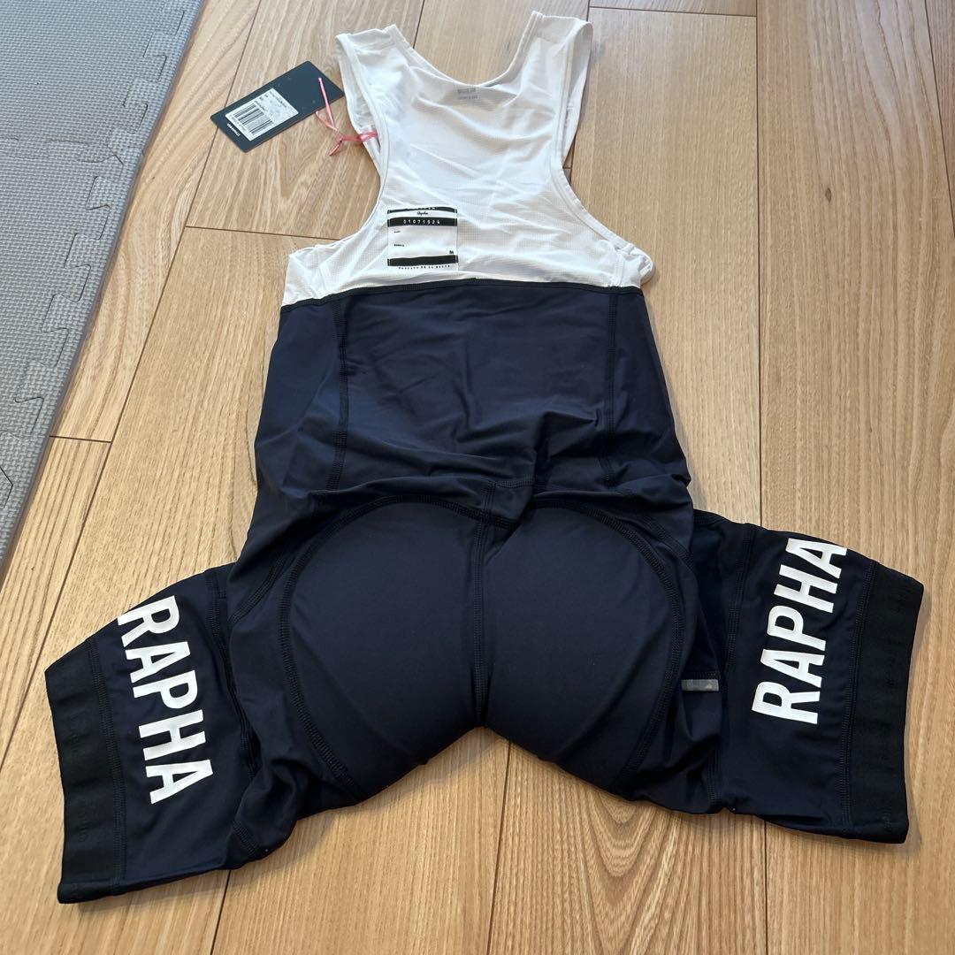 【未使用品】Rapha ビブタイツ ホワイト/ブラック
