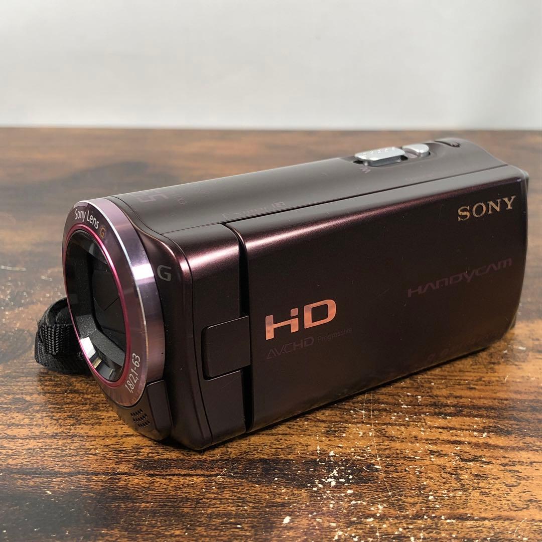 動作確認済 SONY HDR-CX270V ボルドーブラウン 内蔵メモリ32GB