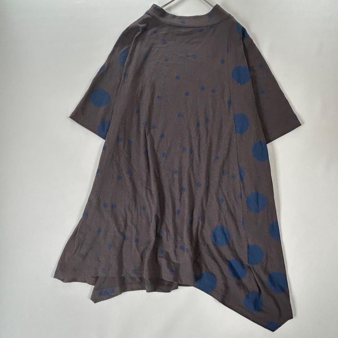 センソユニコ 慈雨 2023年購入 ドット柄 変形 チュニック ワンピース 40