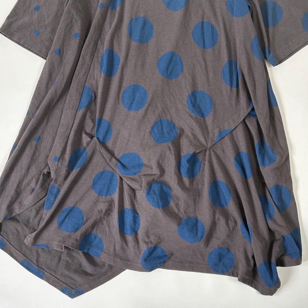 センソユニコ 慈雨 2023年購入 ドット柄 変形 チュニック ワンピース 40
