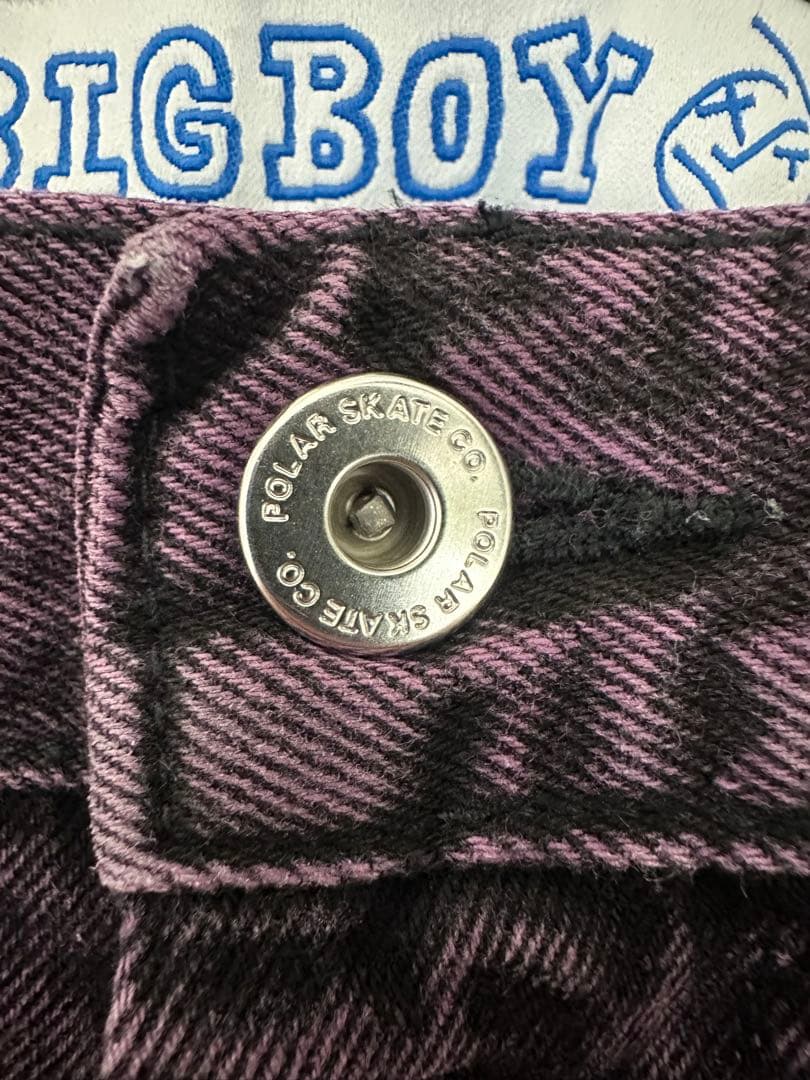 polar skate bigboy purple black S 紫 新ロゴ