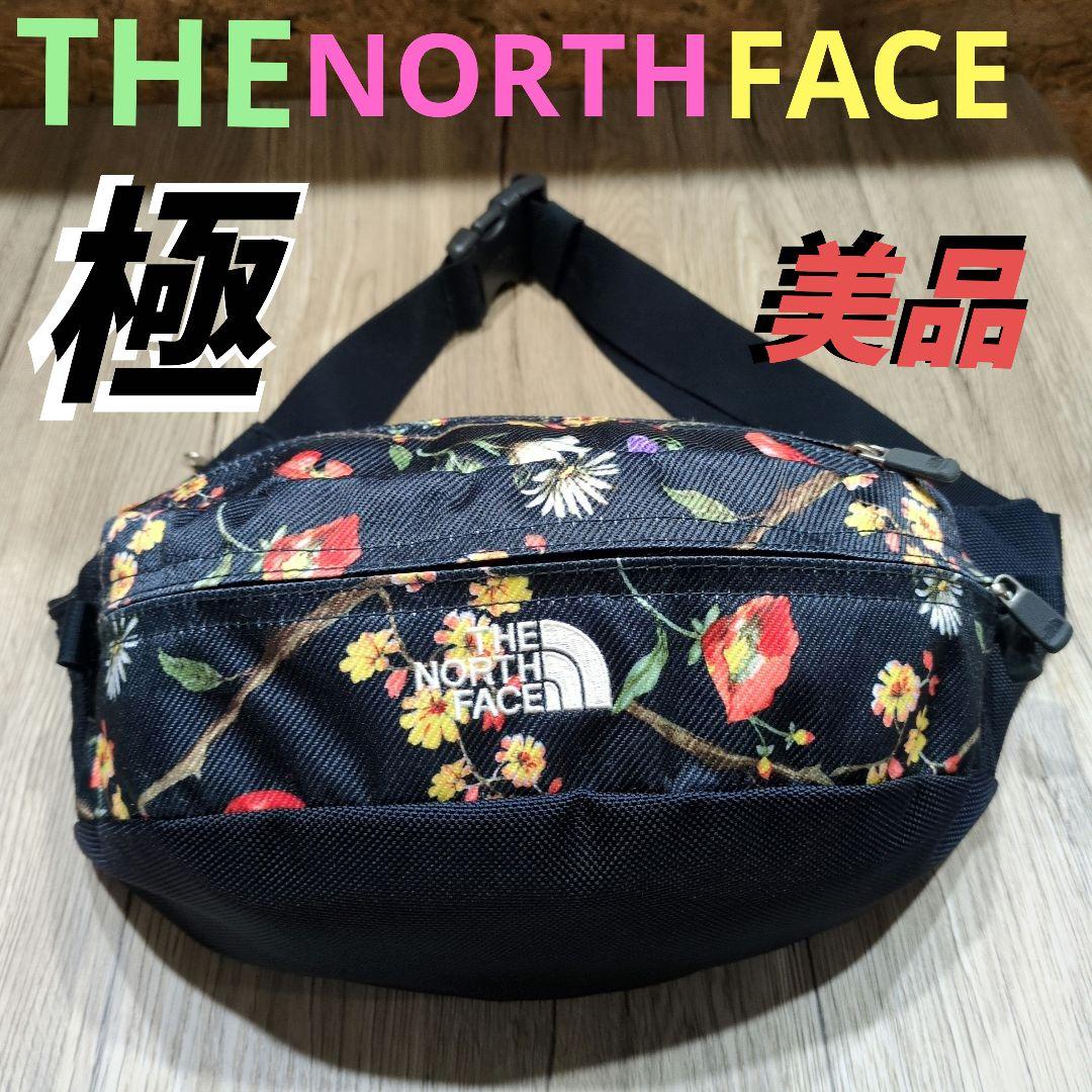 極美品　THE NORTH FACE 花柄ボディバッグ