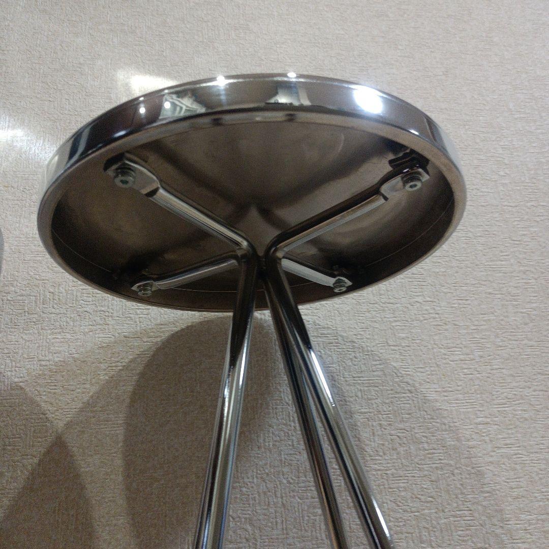 eve②希少　ステンレス製　カウンターチェア　バーチェア　スツール　１脚