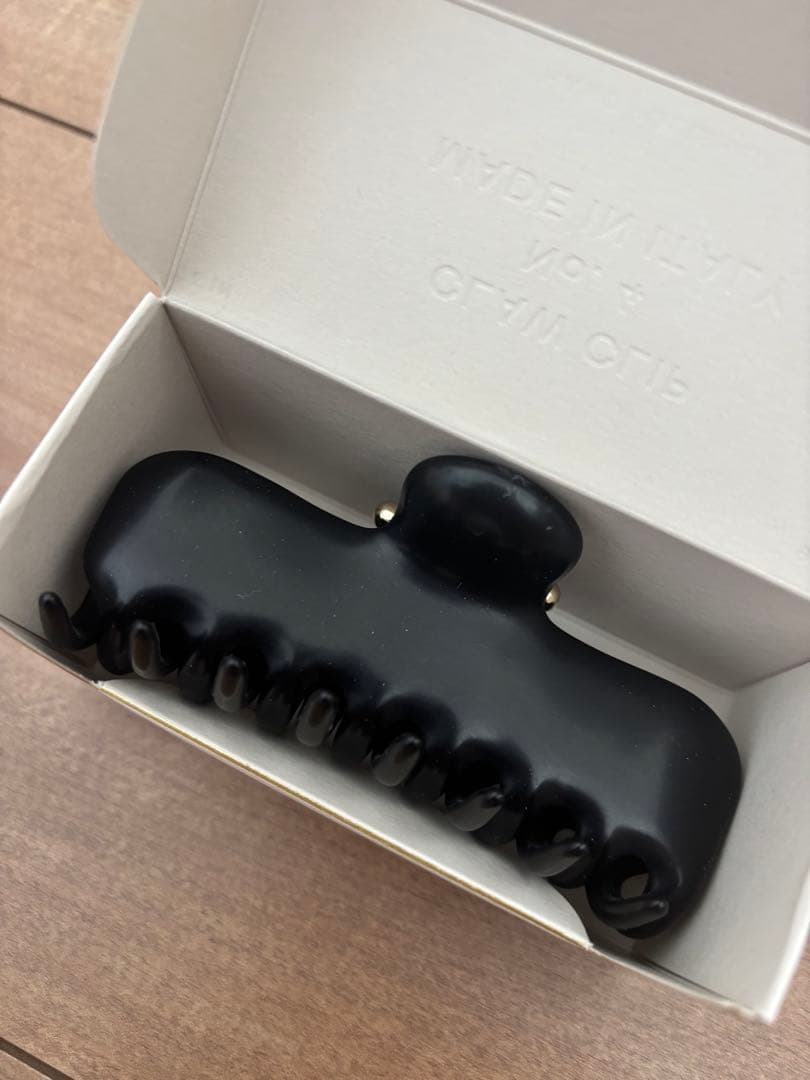 ヘアアクセサリー UNDO hairware No.4 CLAW CLIP Stone Black