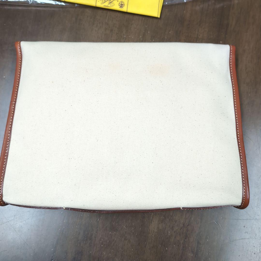 未使用品　Felisi フェリージ　キャンバスクラッチバッグ