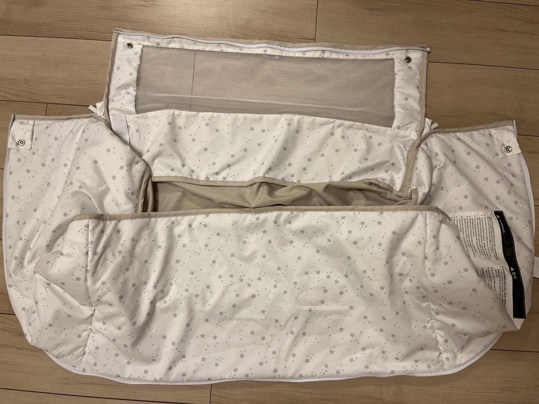 HZDMJ ベビーベッド 揺りかご機能付き