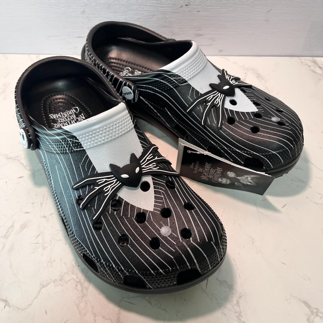 ニワゴ新品タグ付 クロックス × ディズニー ナイトメアー コラボ ジャッ