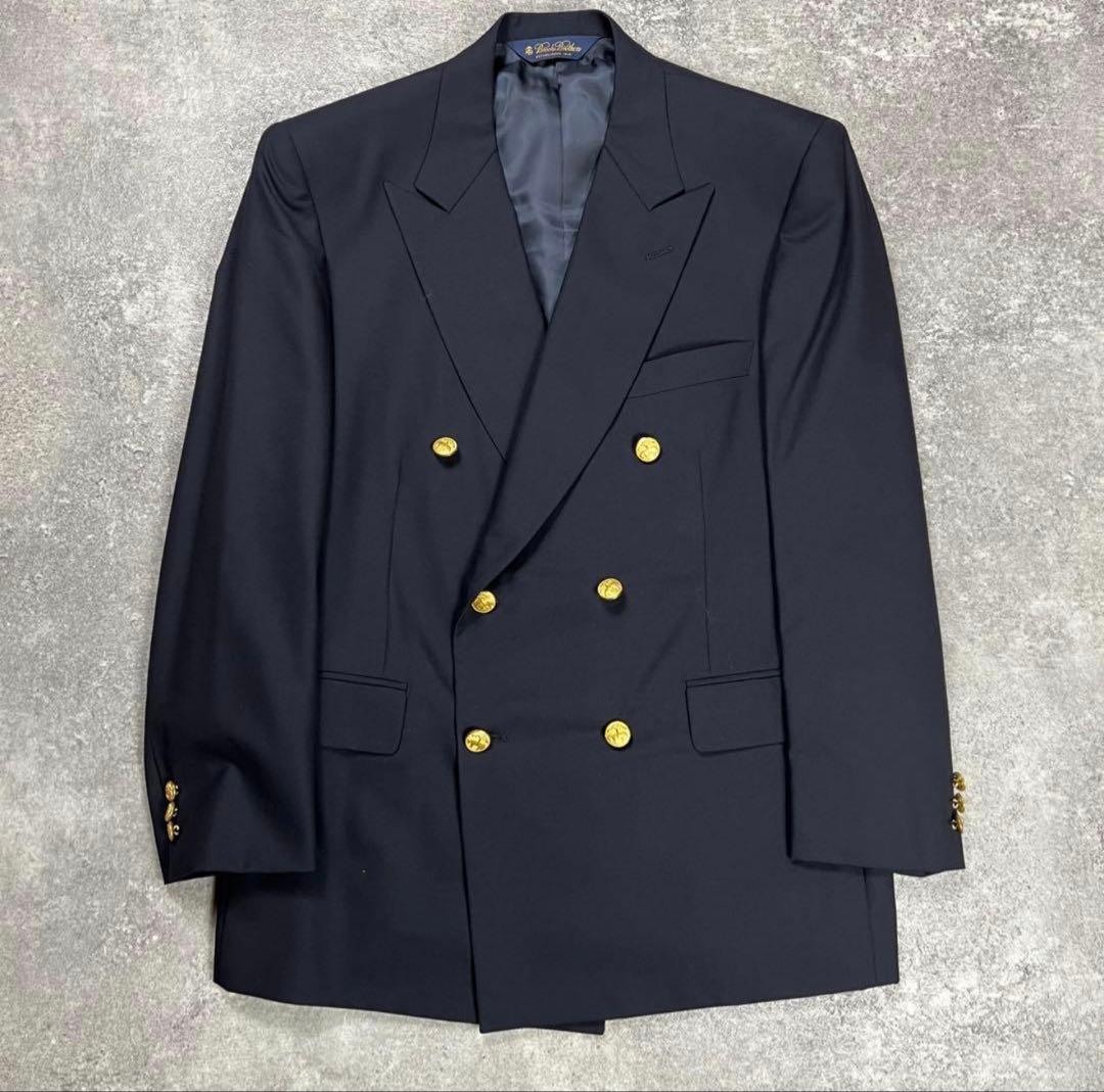 ブルックスブラザーズ 紺ブレ ダブル 金ボタン テーラードジャケット