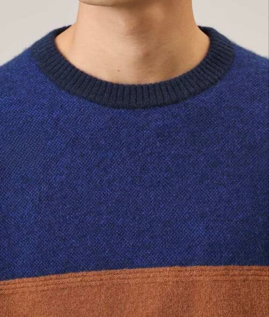 タケオキクチ　【カシミヤ】フルカシ パネル柄 ニット