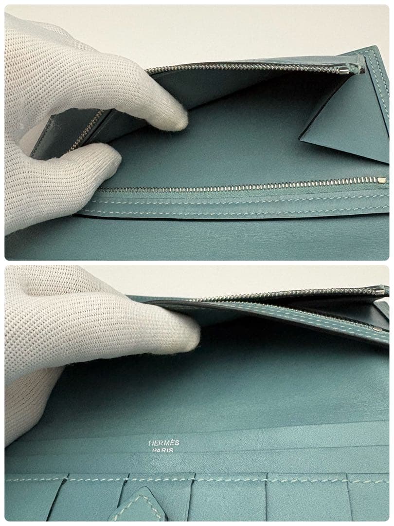 エルメス　べアン　スフレ　新品同様　長財布