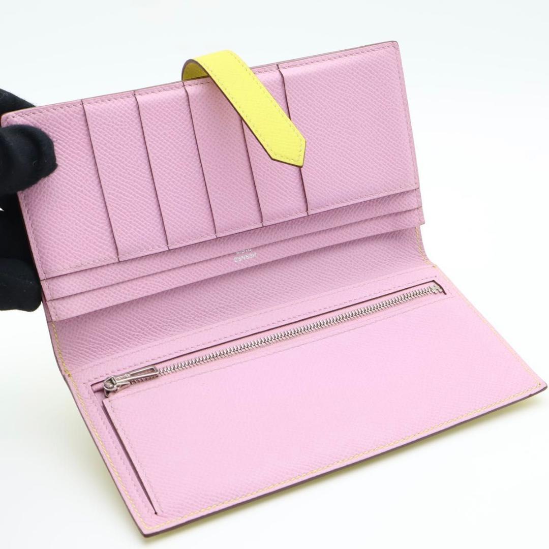 【超極美品】HERMES ベアンスフレヴェルソ　長財布　バイカラー　エプソン