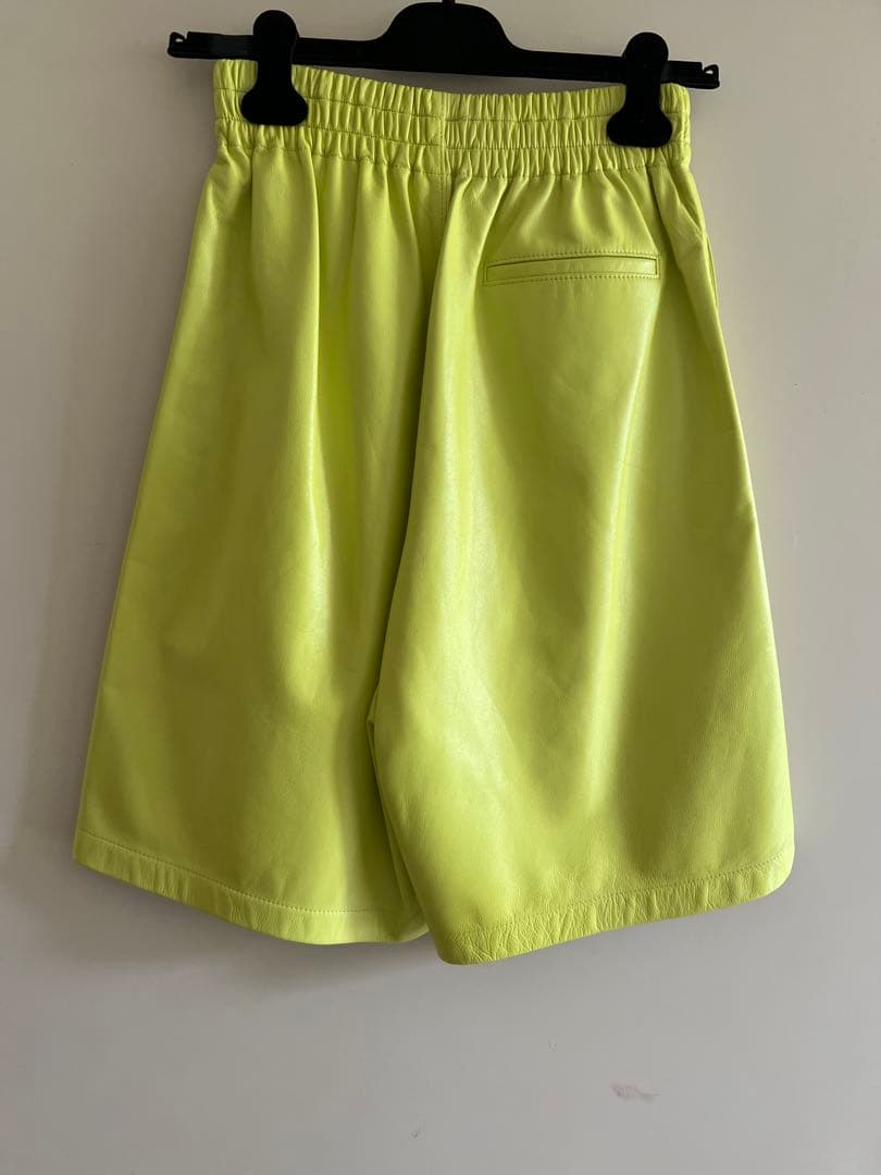 bottega veneta レザーショーツ